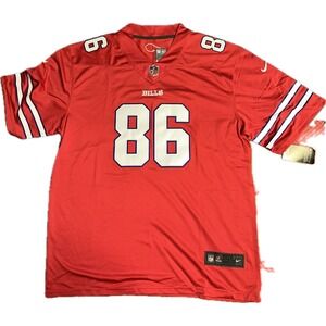 Dalton Kincaid Custom Style Stitched Jersey Size 2XL Red‎ Buffalo Bills